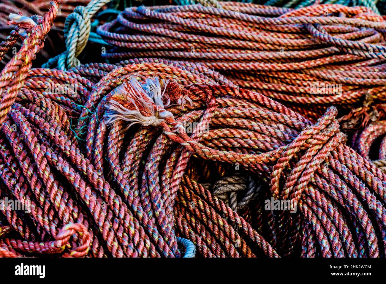 Kalifornien, USA, Crescent City, Crescent City Marina Stockfoto