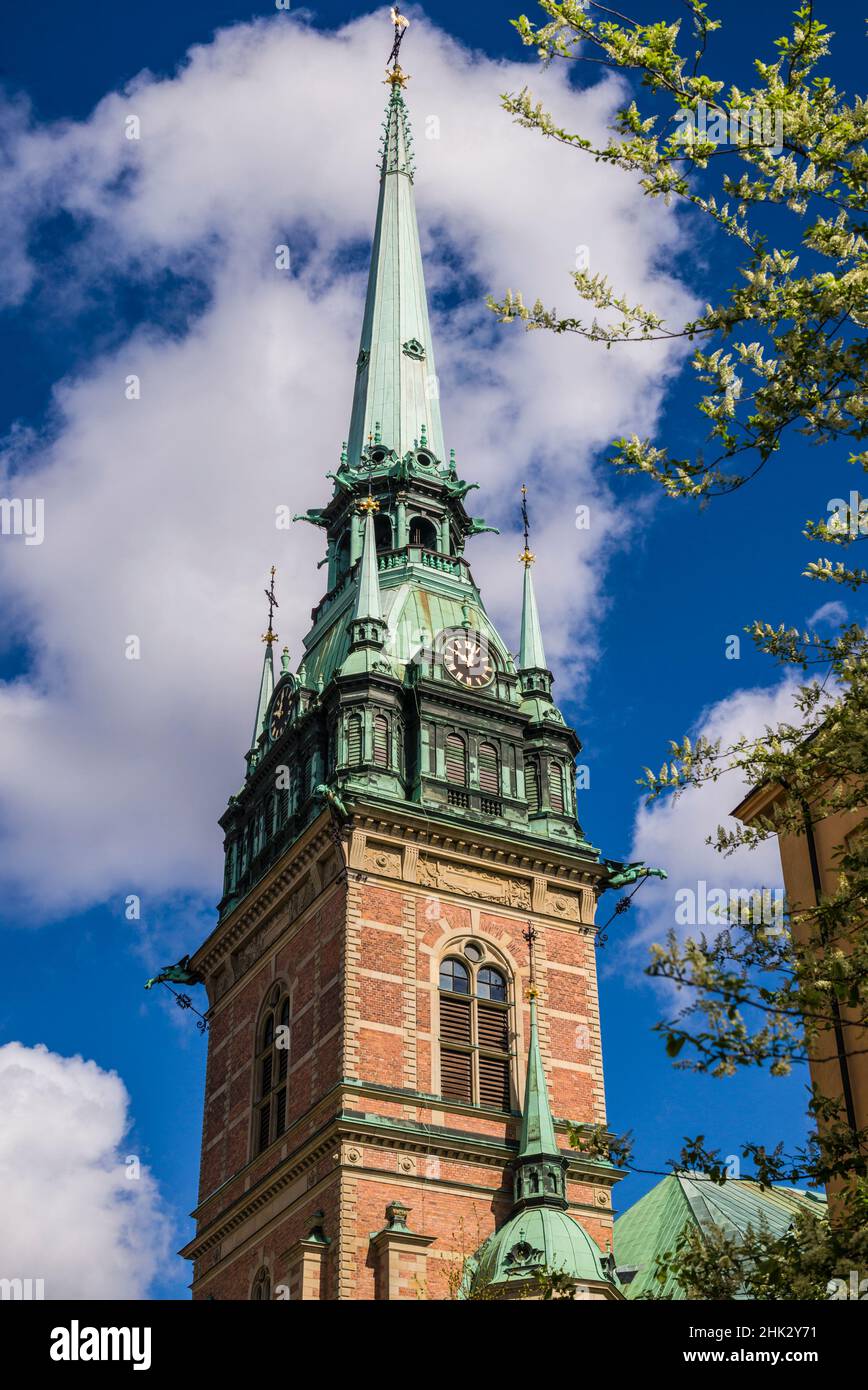 Schweden, Stockholm, Gamla Stan, Altstadt, Tyska Kyrkan, Deutsche Kirche (Nur Zur Redaktionellen Verwendung) Stockfoto