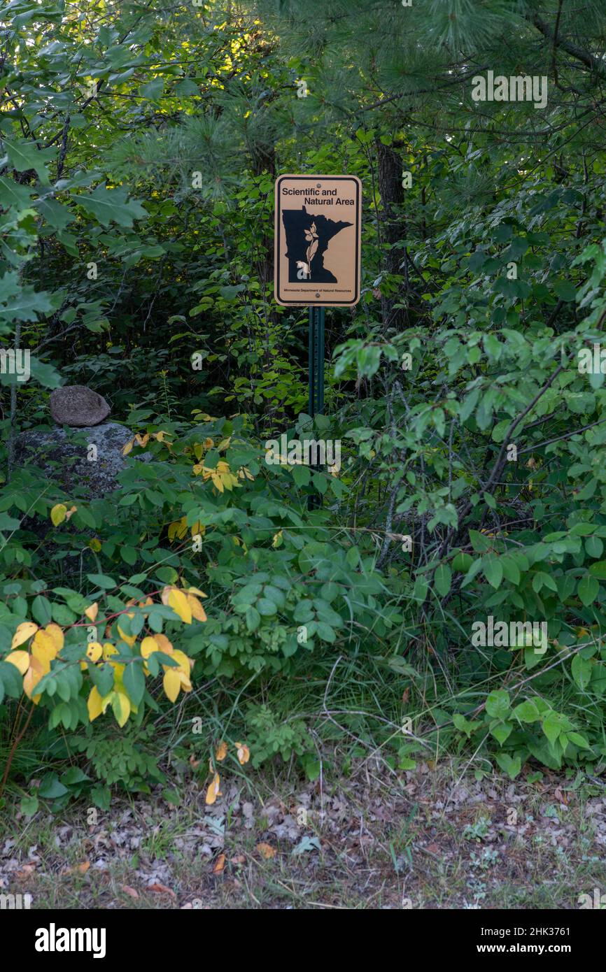 USA, Minnesota, Lake La Salle Stet Recreation Area, Minnesota Department of Natural Resources Stockfoto