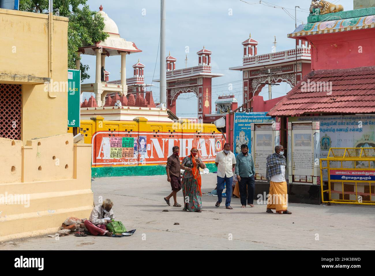 Rameswaram, Indien Januar 2022 Rameswaram ist eine der heiligen