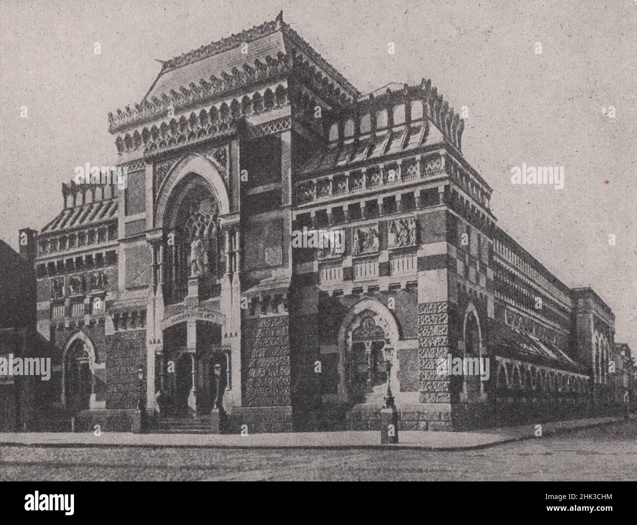 Riesige Akademie der bildenden Künste in der North Broad Street. Pennsylvania. Philadelphia (1923) Stockfoto