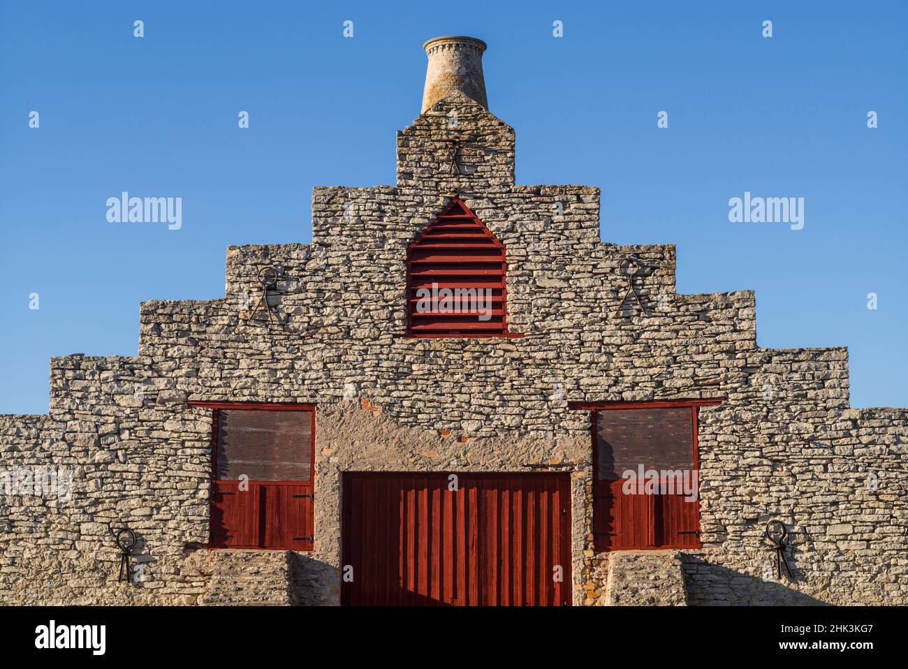Schweden, Gotland Island, Blase, ehemalige Kalkfabrik Stockfoto