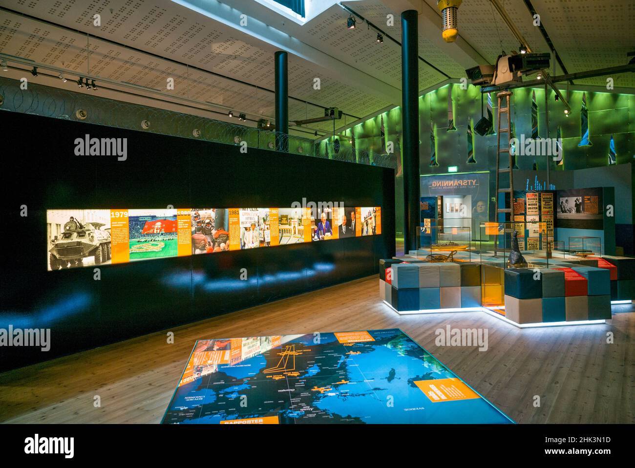 Südschweden, Karlskrona, Marinmuseum, Kalter Krieg, 1947-1991, Anlage Stockfoto