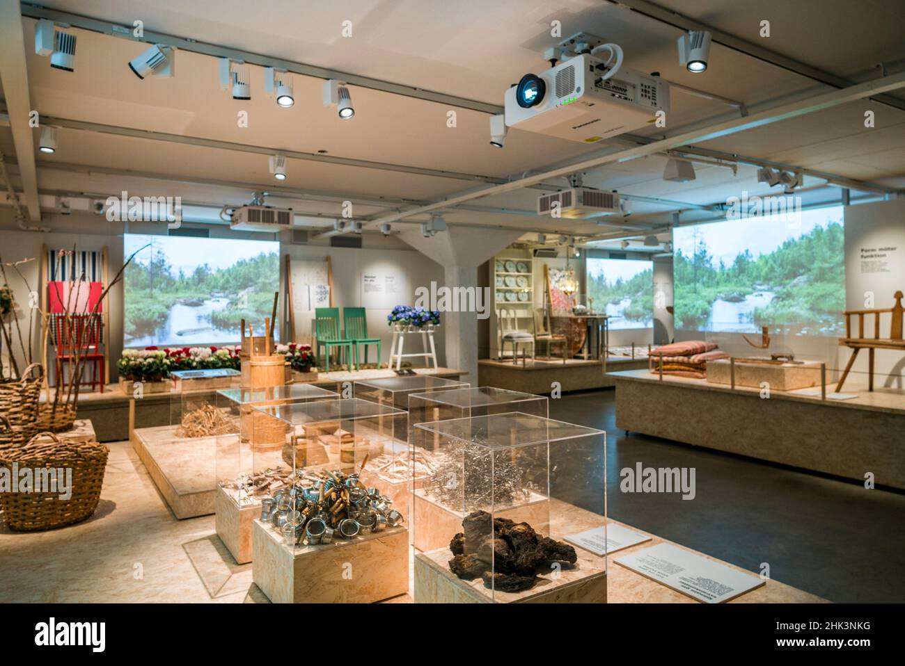 Schweden, Smaland, Almhult, Standort des ersten IKEALadens in Schweden