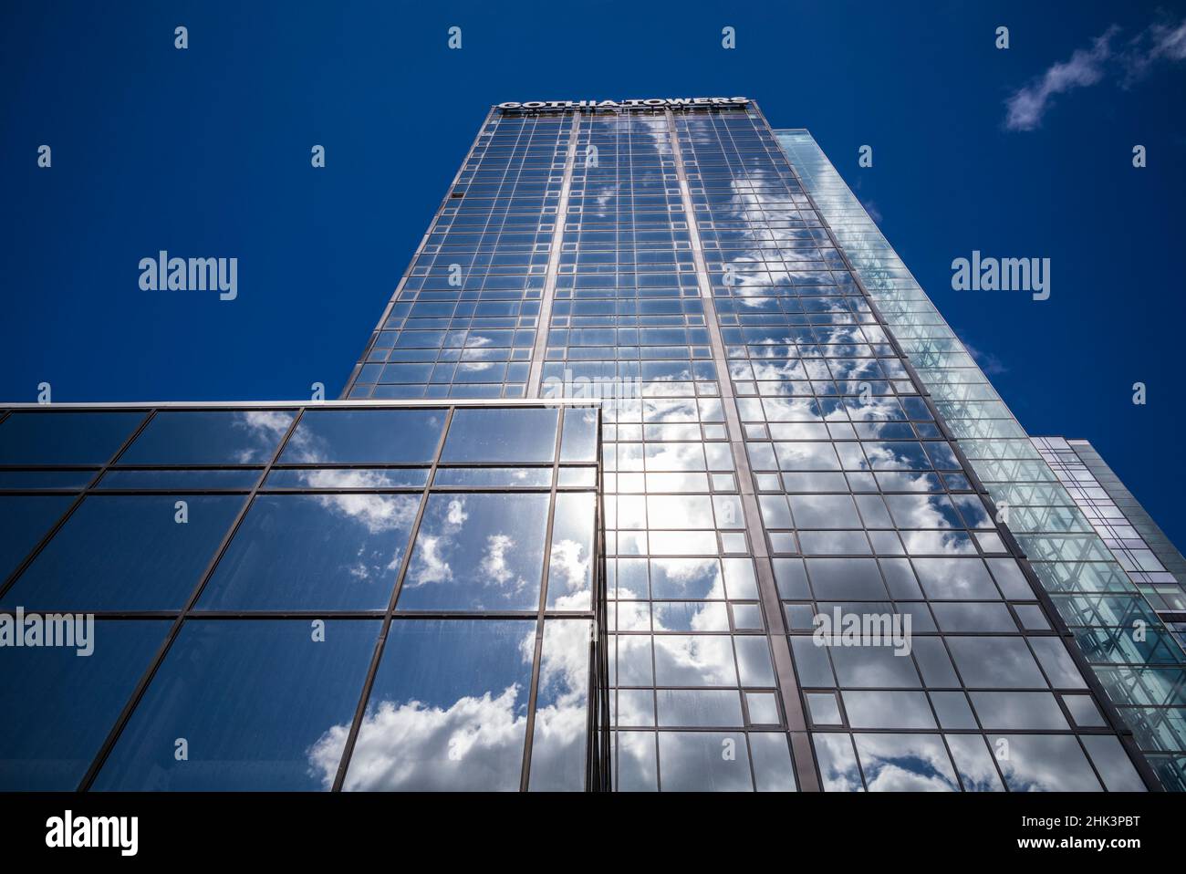 Schweden, Vastragotrland und Bohuslan, Gotha-Türme, Hochhaus Stockfoto