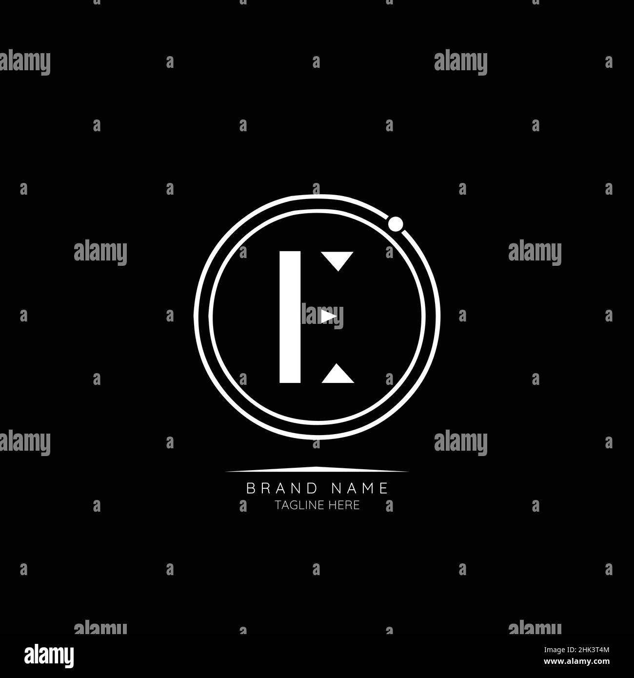Moderner Luxus E-Buchstabe Business Logo Design Alphabet Symbol Vektor-Symbol. Kreative Vorlage für das Logo „Minimaler Brief“. Stock Vektor