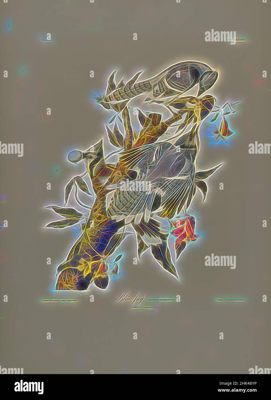 Inspiriert von Blue Jay, John James Audubon, Amerikaner, geboren in Haiti, 1785-1851, Chromolithographie, 1861, Tier, Vogel, Ast, Corvid, Corvus cristatus, Cyanocitta cristata, Essen, Ei, Fauna, Flora, Naturforscher, Natur, Naturkunde, ornithologie, neu erfunden von Artotop. Klassische Kunst neu erfunden mit einem modernen Twist. Design von warmen fröhlichen Leuchten der Helligkeit und Lichtstrahl Strahlkraft. Fotografie inspiriert von Surrealismus und Futurismus, umarmt dynamische Energie der modernen Technologie, Bewegung, Geschwindigkeit und Kultur zu revolutionieren Stockfoto