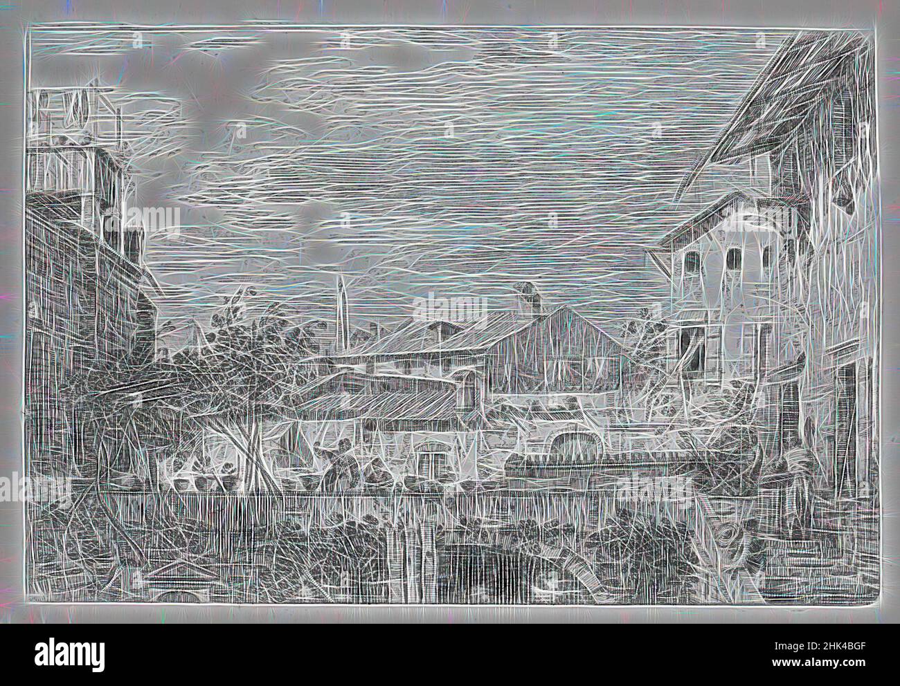 Inspiriert von La Terraza, Oben- und Imaginäransicht von S. Giacomo di Rialto, Unten, Giovanni Antonio Canal, Canaletto genannt, Italienisch, Venetian, 1697-1768, Radierung, Neuauflage, Blatt: 15 3/16 x 10 5/8 Zoll, 38,6 x 27 cm, neu gestaltet von Artotop. Klassische Kunst neu erfunden mit einem modernen Twist. Design von warmen fröhlichen Leuchten der Helligkeit und Lichtstrahl Strahlkraft. Fotografie inspiriert von Surrealismus und Futurismus, umarmt dynamische Energie der modernen Technologie, Bewegung, Geschwindigkeit und Kultur zu revolutionieren Stockfoto