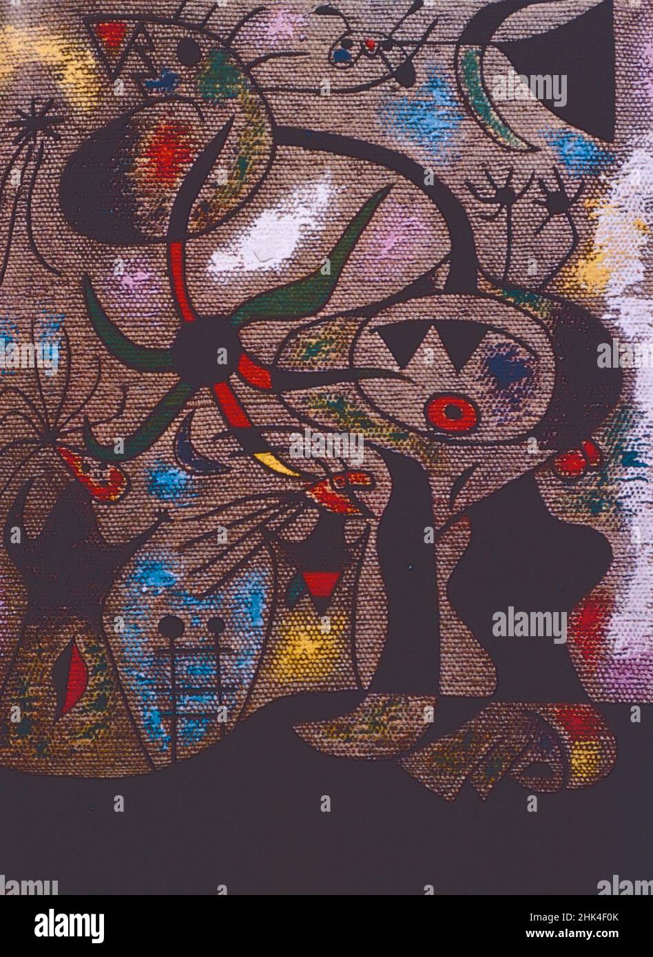 Die Fluchtleiter, Gemälde des spanischen Künstlers Joan Mirò, 1940 Stockfoto