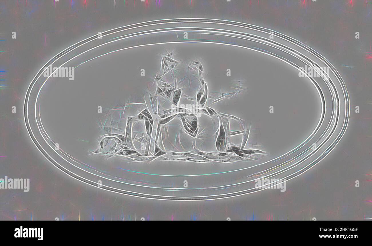 Inspiriert von Vignette I, amerikanisch, Aquarell und Graphit, 1840s-1850s, 5 15/16 x 3 1/8 Zoll, 15,1 x 7,9 cm, neu erfunden von Artotop. Klassische Kunst neu erfunden mit einem modernen Twist. Design von warmen fröhlichen Leuchten der Helligkeit und Lichtstrahl Strahlkraft. Fotografie inspiriert von Surrealismus und Futurismus, umarmt dynamische Energie der modernen Technologie, Bewegung, Geschwindigkeit und Kultur zu revolutionieren Stockfoto