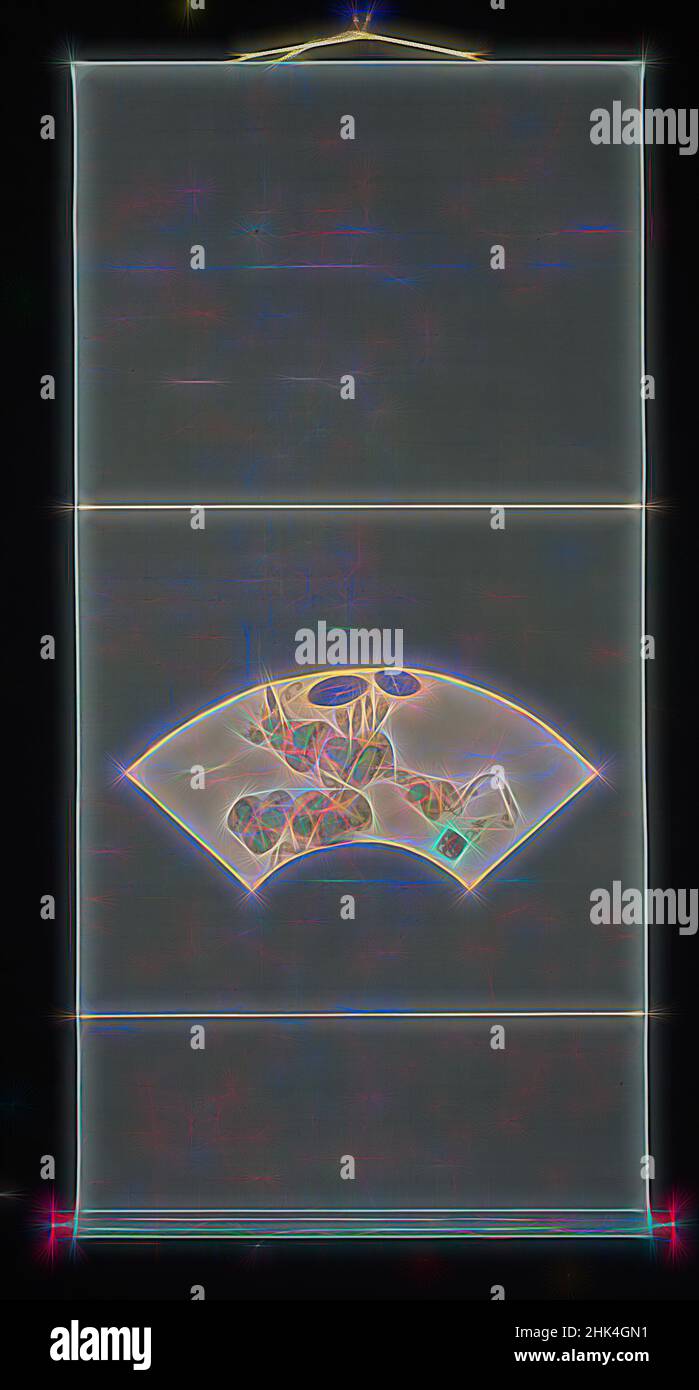 Inspiriert von Morning Glories, Asagao, Nakamura Hochu, Japaner, gestorben 1819, Hängende Schriftrolle, Tinte, Gold, Farbe auf Papier, Japan, Ende 18th-Anfang 19th. Jahrhundert, Edo-Zeit, Bild: 7 1/2 x 20 1/4 Zoll, 19,1 x 51,4 cm, Drache, Fliege, von Artotop neu erfunden. Klassische Kunst neu erfunden mit einem modernen Twist. Design von warmen fröhlichen Leuchten der Helligkeit und Lichtstrahl Strahlkraft. Fotografie inspiriert von Surrealismus und Futurismus, umarmt dynamische Energie der modernen Technologie, Bewegung, Geschwindigkeit und Kultur zu revolutionieren Stockfoto