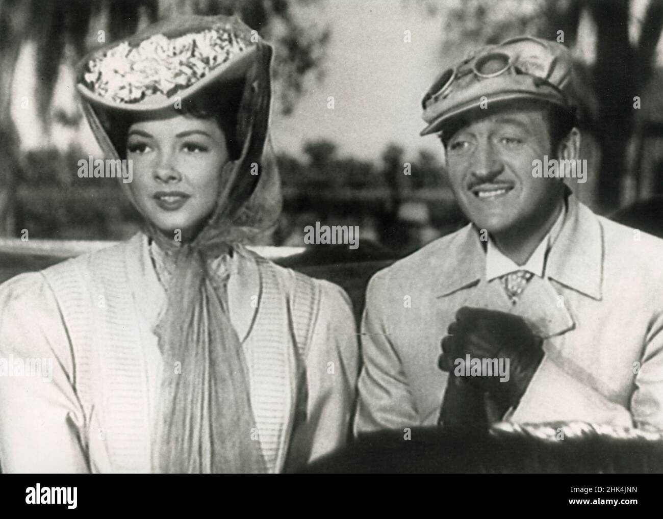 Die Schauspieler Kathryn Grayson und David Niven im Film The Toast of New Orleans, USA 1950 Stockfoto