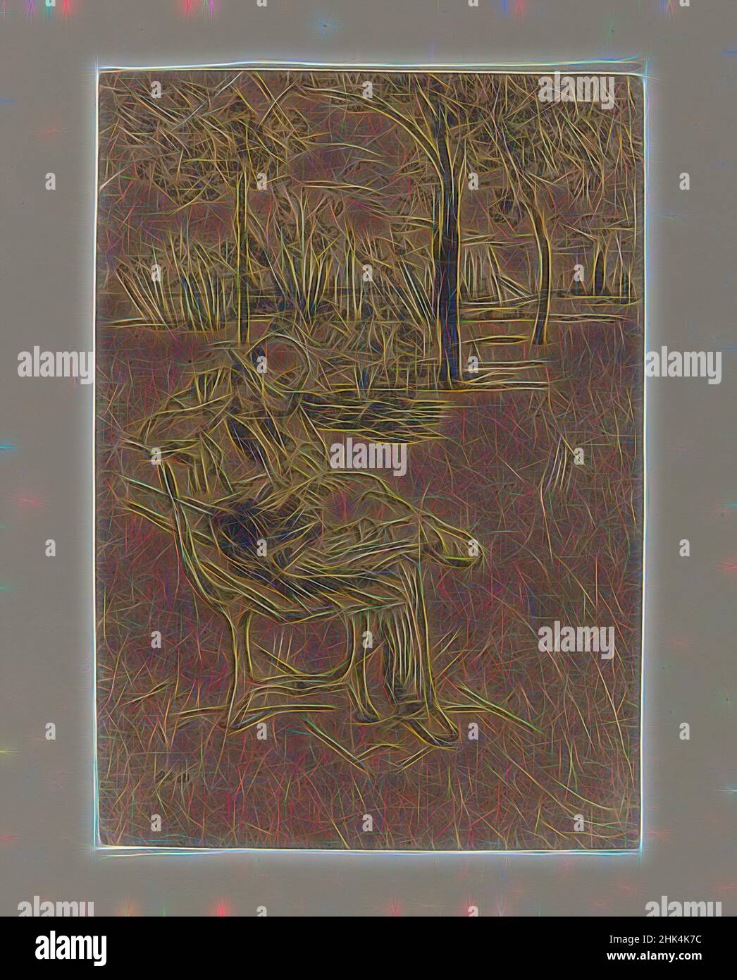 Inspiriert von der Freiheitsstatue, Julian Alden Weir, Amerikaner, 1852-1919, Radierung auf Papier, 19th Jahrhundert, 5 3/8 x 3 3/4 Zoll, 13,7 x 9,5 cm, neu erfunden von Artotop. Klassische Kunst neu erfunden mit einem modernen Twist. Design von warmen fröhlichen Leuchten der Helligkeit und Lichtstrahl Strahlkraft. Fotografie inspiriert von Surrealismus und Futurismus, umarmt dynamische Energie der modernen Technologie, Bewegung, Geschwindigkeit und Kultur zu revolutionieren Stockfoto