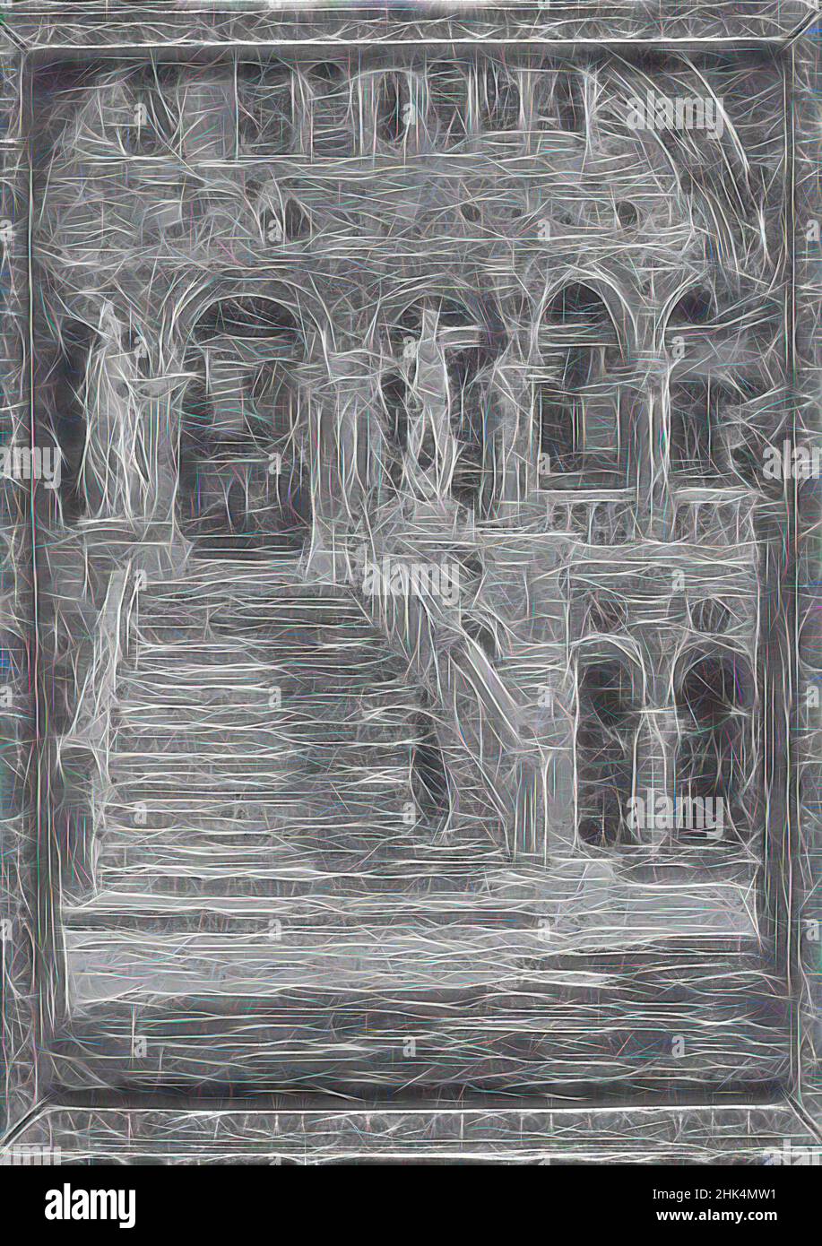 Inspiriert von La Scala dei Giganti, Emma Ciardi, Italienisch, 1879-1933, Öl auf Biberbrett, Italien, 1911, 14 x 11 1/2 Zoll, 35,6 x 29,2 cm, 20th Jahrhundert, Architektur, Stadtbild, Dogenpalast, Emma Ciardi, Europäerin, Künstlerin, Grau, Italienisch, Italien, La Scala, Mars, Neptun, Öl, Malerei, Skulptur, neu gestaltet von Artotop. Klassische Kunst neu erfunden mit einem modernen Twist. Design von warmen fröhlichen Leuchten der Helligkeit und Lichtstrahl Strahlkraft. Fotografie inspiriert von Surrealismus und Futurismus, umarmt dynamische Energie der modernen Technologie, Bewegung, Geschwindigkeit und Kultur zu revolutionieren Stockfoto