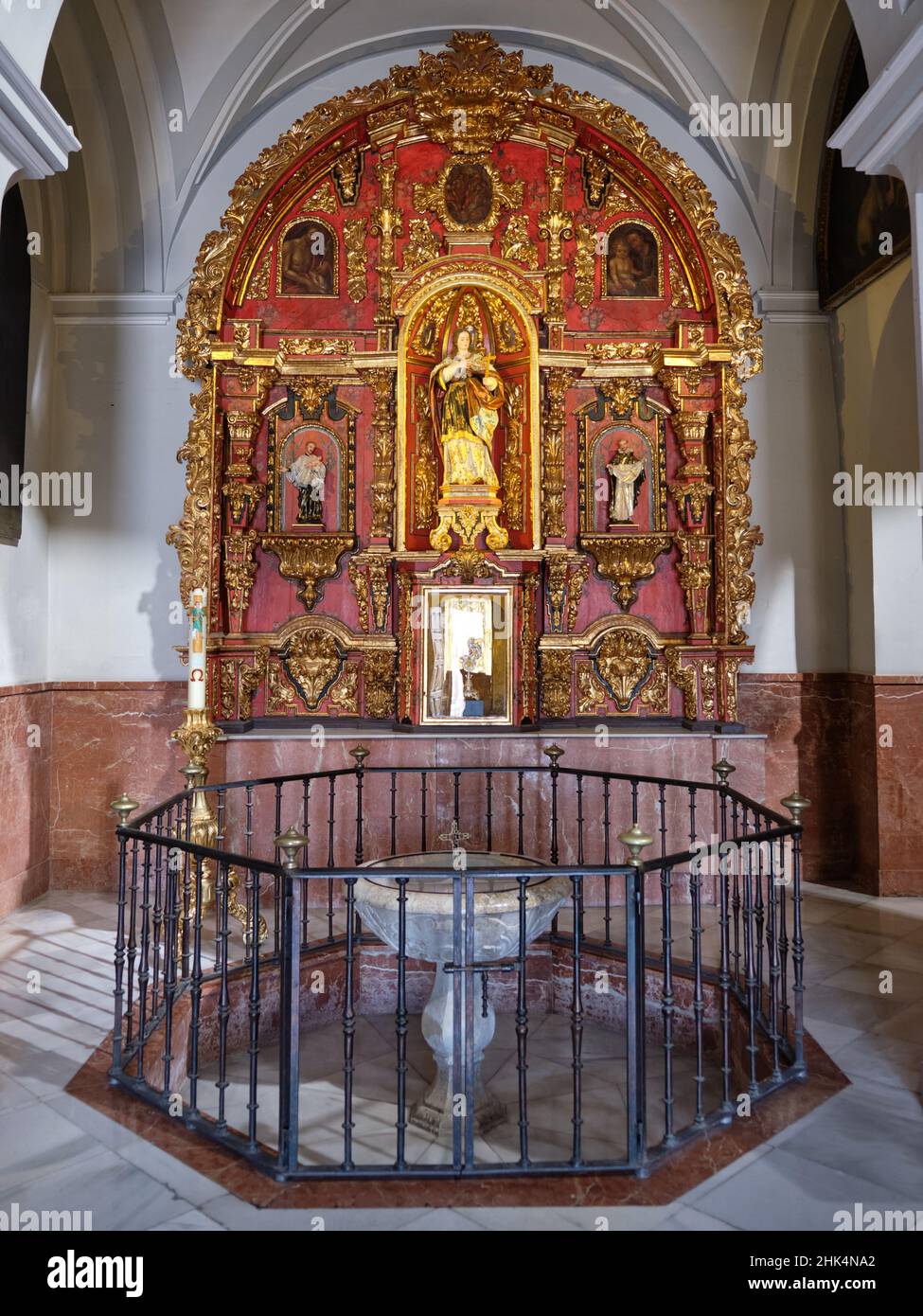 Basilika Santa Maria de La Victoria, Malaga, Spanien. Stockfoto