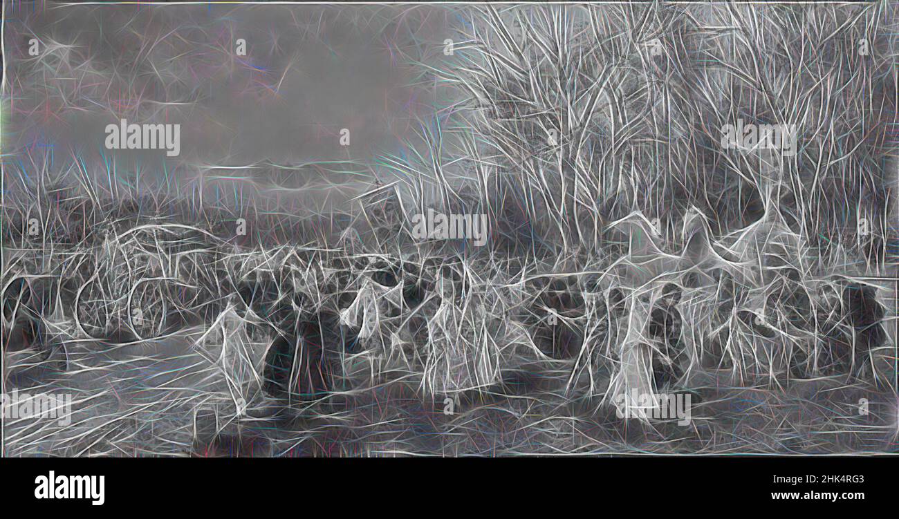 Inspiriert vom Karneval, Luis Alvarez Catalá, Spanisch, 1836-1901, Öl auf Leinen, Europa, 1886, 20 3/4 x 40 3/8 Zoll, 52,7 x 102,6 cm, Banner, Kutsche, Feier, Menschenmenge, europäer, jeder liebt eine Party, Harlekin, Maske, Maskerade, Bäume, Neu gestaltet von Artotop. Klassische Kunst neu erfunden mit einem modernen Twist. Design von warmen fröhlichen Leuchten der Helligkeit und Lichtstrahl Strahlkraft. Fotografie inspiriert von Surrealismus und Futurismus, umarmt dynamische Energie der modernen Technologie, Bewegung, Geschwindigkeit und Kultur zu revolutionieren Stockfoto