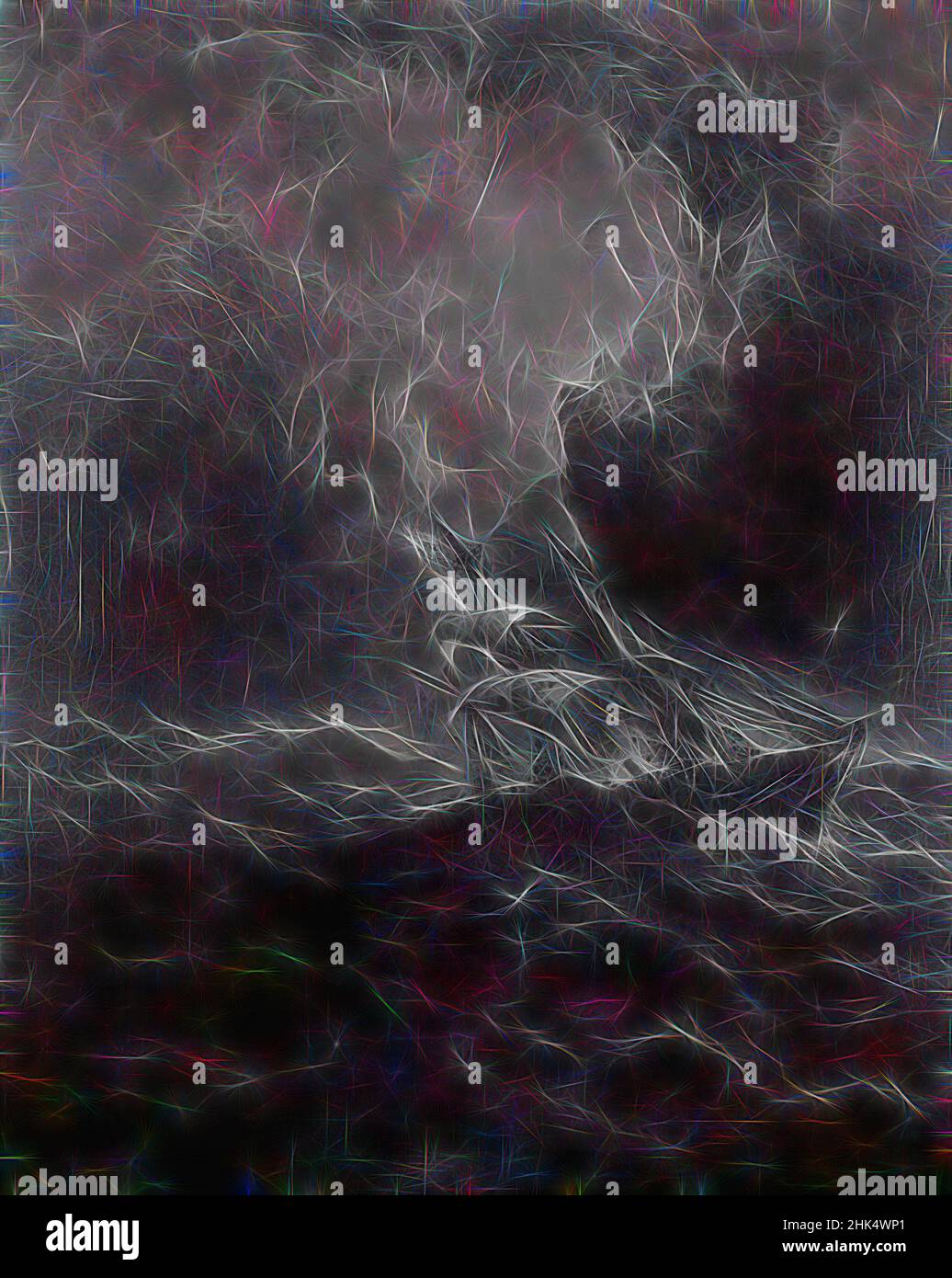 Inspiriert von Founddering, James Hamilton, Amerikaner, 1819-1878, Öl auf Leinwand, 1863, Rahmen: 70 1/8 x 58 9/16 Zoll, 178,1 x 148,7 cm, 1863, Boot, Bürgerkrieg, Wolken, Verbünde, Gefahr, Tod, Katastrophe, Ertrinken, Vorwiese, Mast, Ozean, Öl auf Leinwand, Malerei, Segel, See, Sezession, Schiff, Schiffswrack, Neu gestaltet von Artotop. Klassische Kunst neu erfunden mit einem modernen Twist. Design von warmen fröhlichen Leuchten der Helligkeit und Lichtstrahl Strahlkraft. Fotografie inspiriert von Surrealismus und Futurismus, umarmt dynamische Energie der modernen Technologie, Bewegung, Geschwindigkeit und Kultur zu revolutionieren Stockfoto