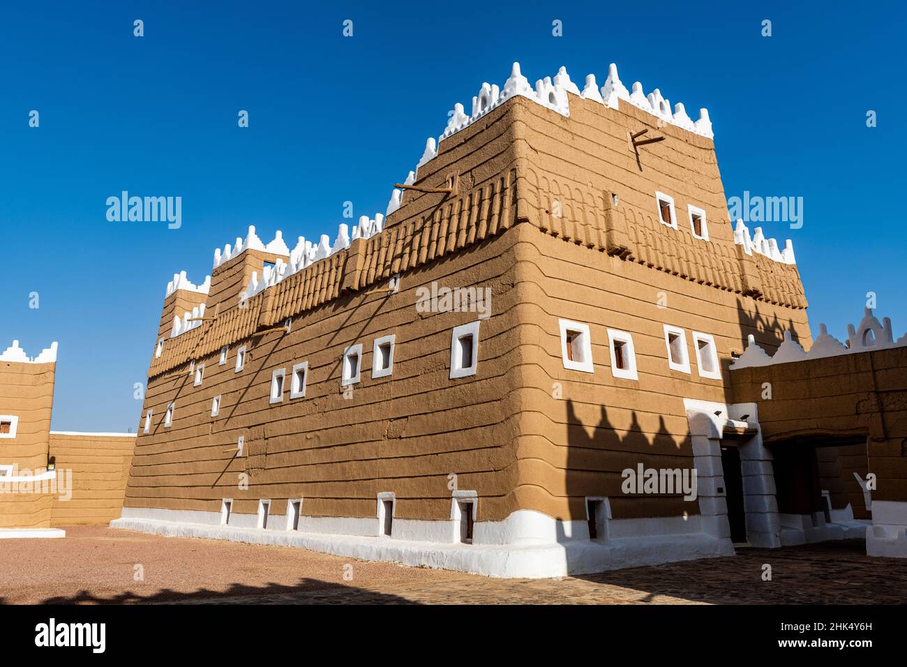 Historischer Amarah-Palast, Fort Najran, Najran, Königreich Saudi-Arabien, Naher Osten Stockfoto