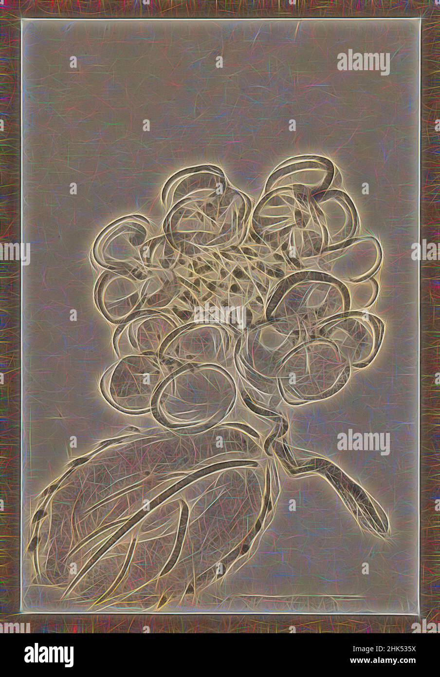 Inspiriert von Blume, Pinsel und schwarzen Wäschen auf Papier, Japan, ca. 1900, Meiji-Zeit, Papier gelegt: 6 9/16 x 4 3/8 Zoll, 16,7 x 11,1 cm, neu erfunden von Artotop. Klassische Kunst neu erfunden mit einem modernen Twist. Design von warmen fröhlichen Leuchten der Helligkeit und Lichtstrahl Strahlkraft. Fotografie inspiriert von Surrealismus und Futurismus, umarmt dynamische Energie der modernen Technologie, Bewegung, Geschwindigkeit und Kultur zu revolutionieren Stockfoto