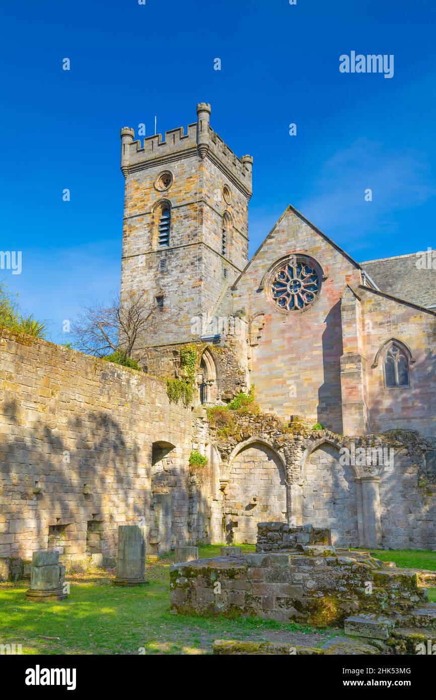 Culross Abbey, Royal Burgh of Culross, Fife, Schottland, Vereinigtes Königreich, Europa Stockfoto