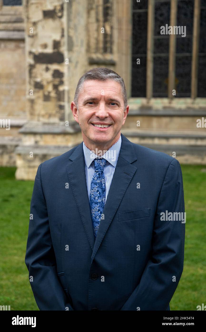 The Portrait of Kent: Canterbury Cathedral ist eine sozialdokumentarische Porträtserie von Fotografien, die das Leben des Domgrunds dokumentiert Stockfoto