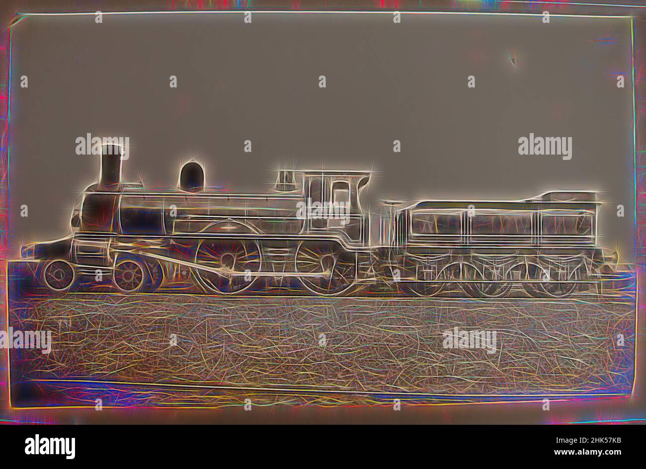 Inspiriert von Untitled, Dubs, Albumen Silberfoto, ca. 1870s, 9 1/8 x 14 1/2in., 23,2 x 36,8cm, neu gestaltet von Artotop. Klassische Kunst neu erfunden mit einem modernen Twist. Design von warmen fröhlichen Leuchten der Helligkeit und Lichtstrahl Strahlkraft. Fotografie inspiriert von Surrealismus und Futurismus, umarmt dynamische Energie der modernen Technologie, Bewegung, Geschwindigkeit und Kultur zu revolutionieren Stockfoto