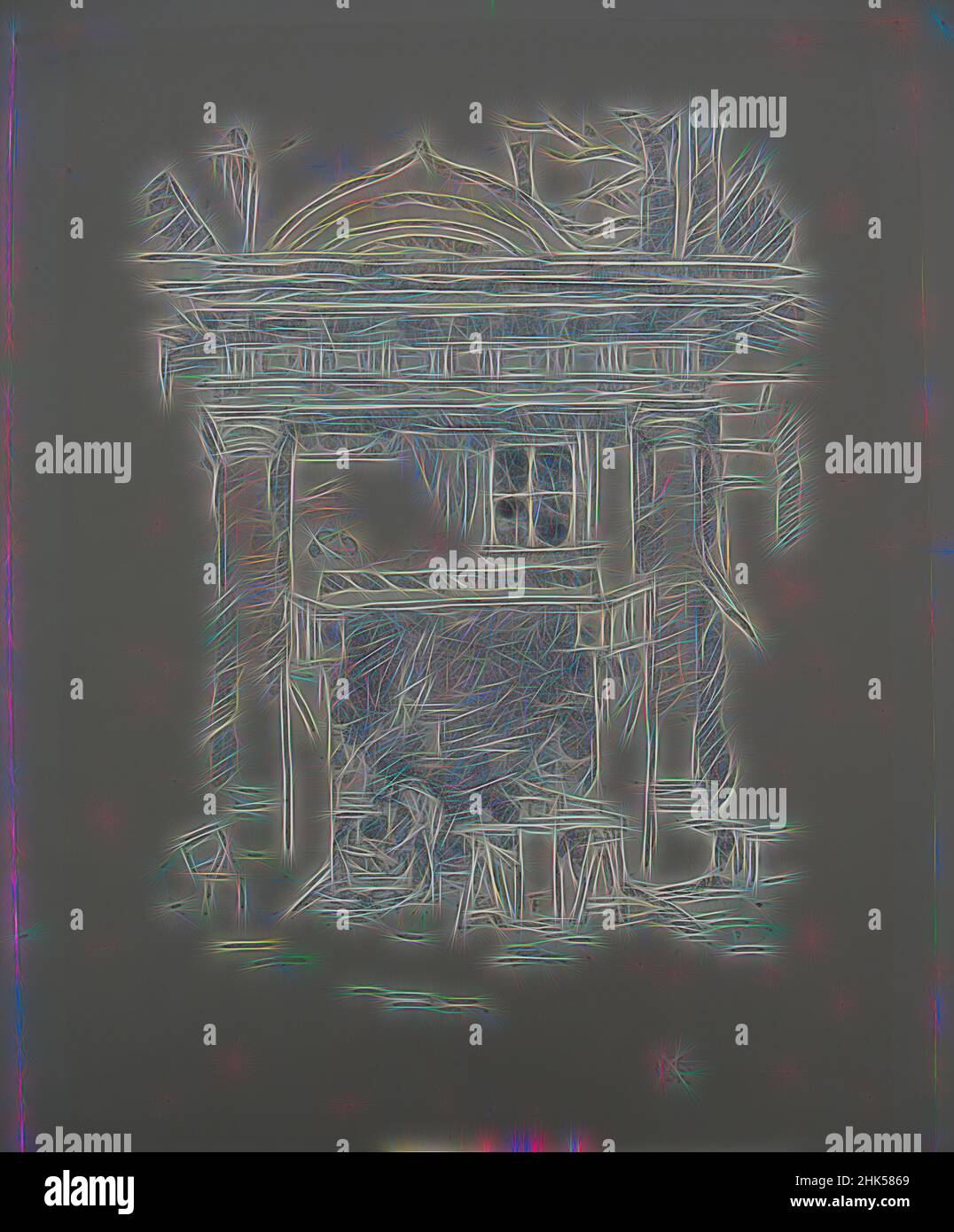 Inspiriert von The Whitesmiths - Impasse des Carmelites, James Abbott McNeill Whistler, Amerikaner, 1834-1903, Lithograph, 1894, 11 3/8 x 8 7/8 Zoll, 28,9 x 22,5 cm, neu erfunden von Artotop. Klassische Kunst neu erfunden mit einem modernen Twist. Design von warmen fröhlichen Leuchten der Helligkeit und Lichtstrahl Strahlkraft. Fotografie inspiriert von Surrealismus und Futurismus, umarmt dynamische Energie der modernen Technologie, Bewegung, Geschwindigkeit und Kultur zu revolutionieren Stockfoto