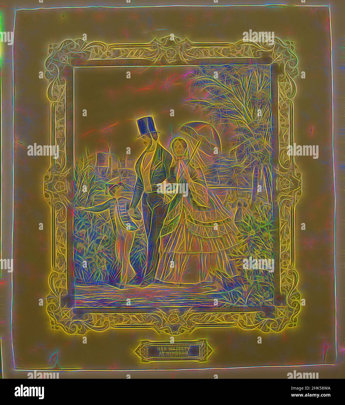 George Baxter, Brite, 1804-1867, auf Papier geklebt, 19th Jahrhundert, 5 7/8 x 4 3/4 Zoll, 15 x 12 cm, neu gestaltet von Artotop, inspiriert von Ihrer Majestät in Windsor. Klassische Kunst neu erfunden mit einem modernen Twist. Design von warmen fröhlichen Leuchten der Helligkeit und Lichtstrahl Strahlkraft. Fotografie inspiriert von Surrealismus und Futurismus, umarmt dynamische Energie der modernen Technologie, Bewegung, Geschwindigkeit und Kultur zu revolutionieren Stockfoto