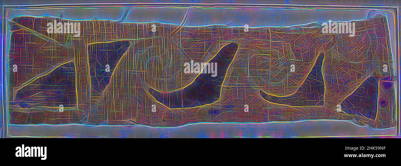 Inspiriert von Kleid?, Fragment oder Textilfragment, unbestimmt, Chimú, Baumwolle, Pigment, 600-1400, 20 7/8 x 5 1/2 Zoll, 53,0 x 14,0 cm, neu gestaltet von Artotop. Klassische Kunst neu erfunden mit einem modernen Twist. Design von warmen fröhlichen Leuchten der Helligkeit und Lichtstrahl Strahlkraft. Fotografie inspiriert von Surrealismus und Futurismus, umarmt dynamische Energie der modernen Technologie, Bewegung, Geschwindigkeit und Kultur zu revolutionieren Stockfoto