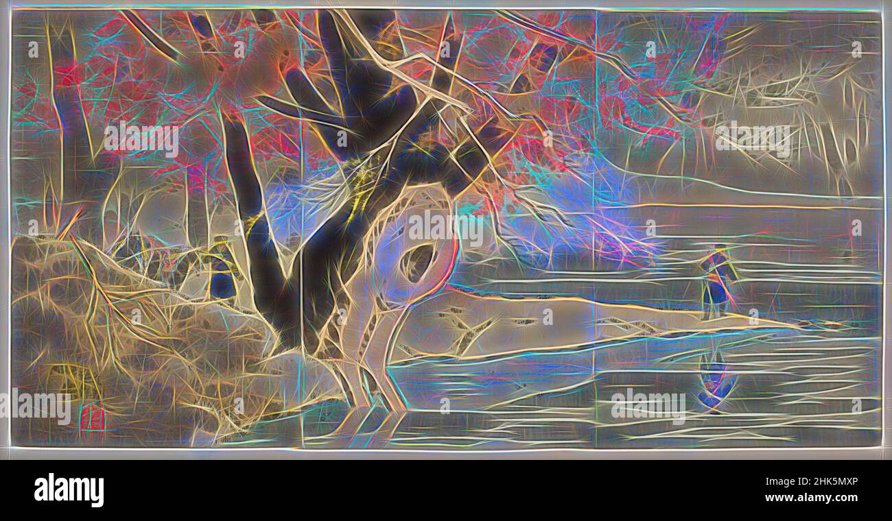 Inspiriert von den Pfadfinderern der Ersten Armee bei der Wiederanneuerung in Motianling, Taguchi Beisaku, Japanisch, 1864–1903, Watanabe Yatarō, Japanisch, 1850–1913, Meiji-Periode, 1868–1912, Inoue Kichijirō, Japanisch, aktiv Ende 19th Jahrhundert, 1894, Triptychon von Farbholzschnitten, hergestellt in Japan, Asien, Drucke, Triptychon, Neu gestaltet von Artotop. Klassische Kunst neu erfunden mit einem modernen Twist. Design von warmen fröhlichen Leuchten der Helligkeit und Lichtstrahl Strahlkraft. Fotografie inspiriert von Surrealismus und Futurismus, umarmt dynamische Energie der modernen Technologie, Bewegung, Geschwindigkeit und Kultur zu revolutionieren Stockfoto