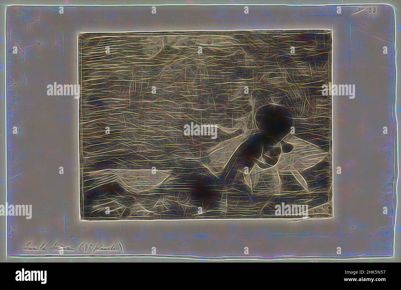 Inspiriert von On Stage I, Edgar Degas, französisch, 1834–1917, 1876, Radierung und Trockenstelle, hergestellt in Paris, Île-de-France, Frankreich, Europa, Abzüge, Bild: 4 3/4 × 6 3/8 Zoll (12 × 16,2 cm, neu erfunden von Artotop. Klassische Kunst neu erfunden mit einem modernen Twist. Design von warmen fröhlichen Leuchten der Helligkeit und Lichtstrahl Strahlkraft. Fotografie inspiriert von Surrealismus und Futurismus, umarmt dynamische Energie der modernen Technologie, Bewegung, Geschwindigkeit und Kultur zu revolutionieren Stockfoto