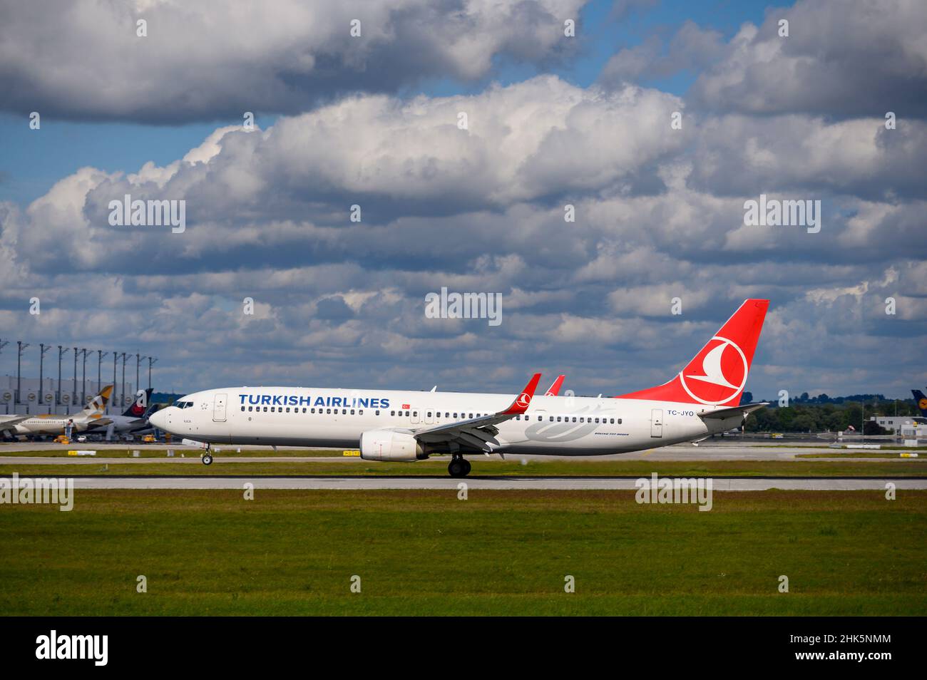 München - Istanbul Flug Turkish Airlines www.alamy.de