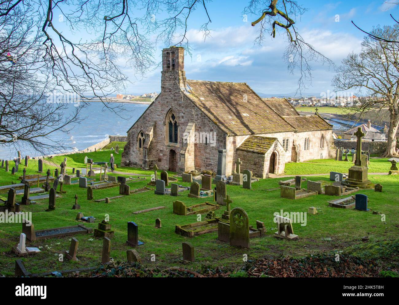 Pfarrkirche St. Peter am unteren Heysham, Lancaster, Lancashire. Stockfoto