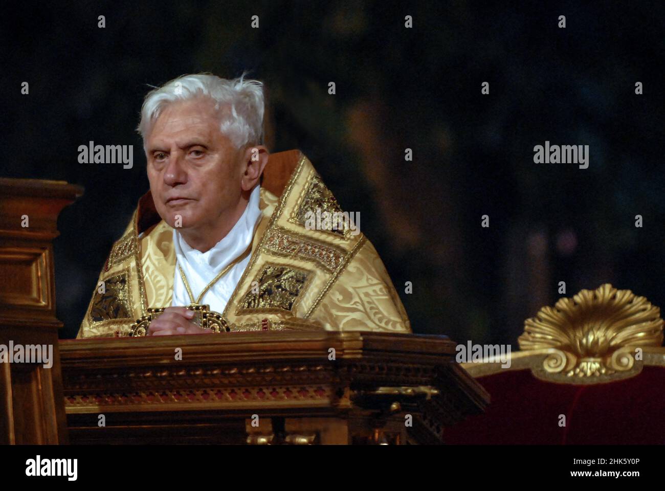 Rom, Italien 15/06/2006: Corpus Domini, Benedetto XVI Papst. © Andrea Sabbadini Stockfoto