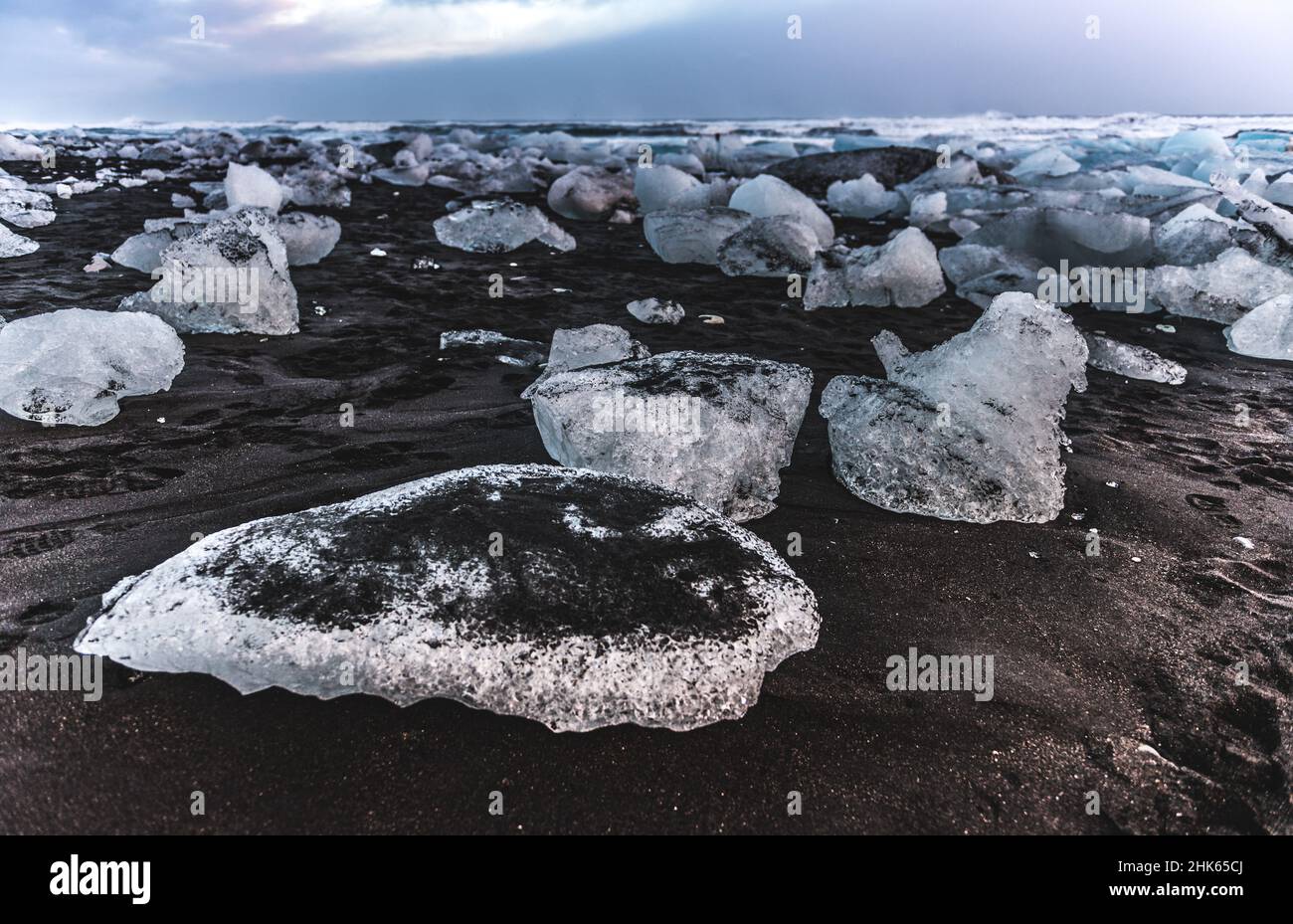 Eisberg in Island Stockfoto