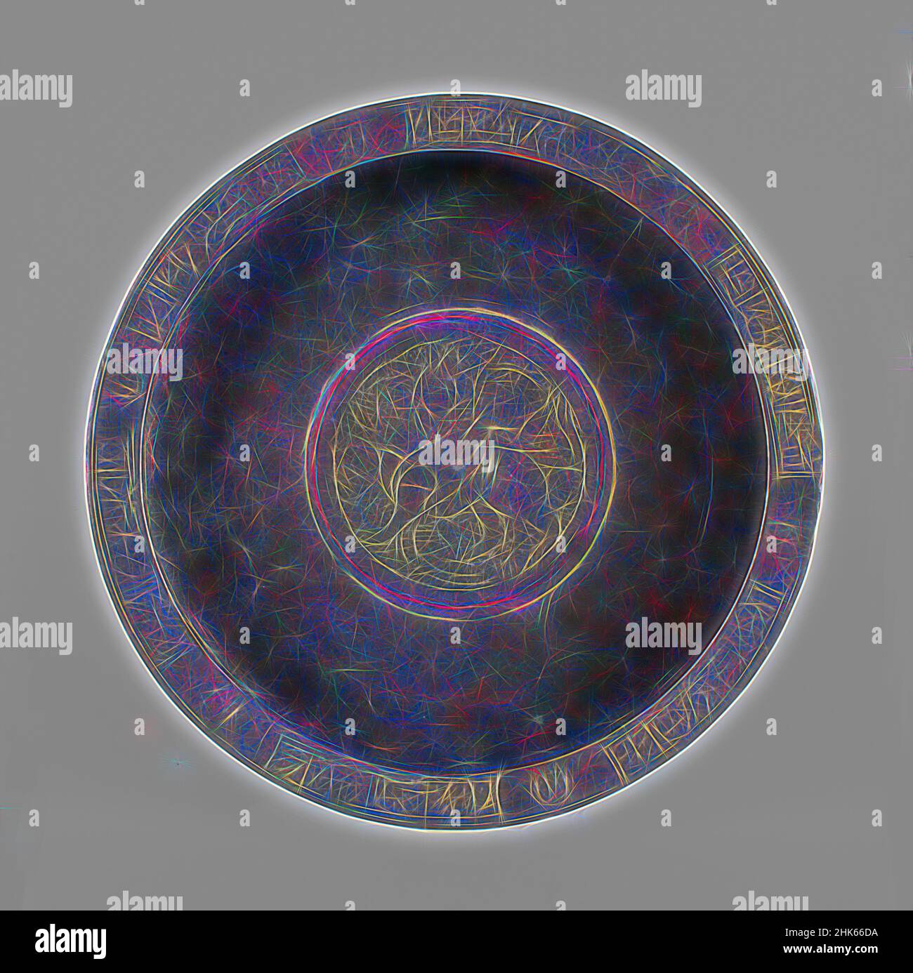 Inspiriert von Schale mit Design der Sphinx und arabischen Inschriften, Persisch, Seldschuken-Periode, 1038–1194, 12th Jahrhundert, Kupferlegierung, hergestellt in Khorasan, Iran, Asien, Metallverarbeitung, 1 1/4 x 7 3/16 Zoll (3,2 x 18,3 cm, neu erfunden von Artotop. Klassische Kunst neu erfunden mit einem modernen Twist. Design von warmen fröhlichen Leuchten der Helligkeit und Lichtstrahl Strahlkraft. Fotografie inspiriert von Surrealismus und Futurismus, umarmt dynamische Energie der modernen Technologie, Bewegung, Geschwindigkeit und Kultur zu revolutionieren Stockfoto