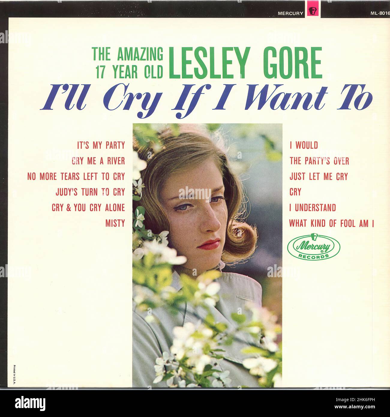 Vinylcover - Gore, Lesley - I'll Cry If I Want To Stockfoto