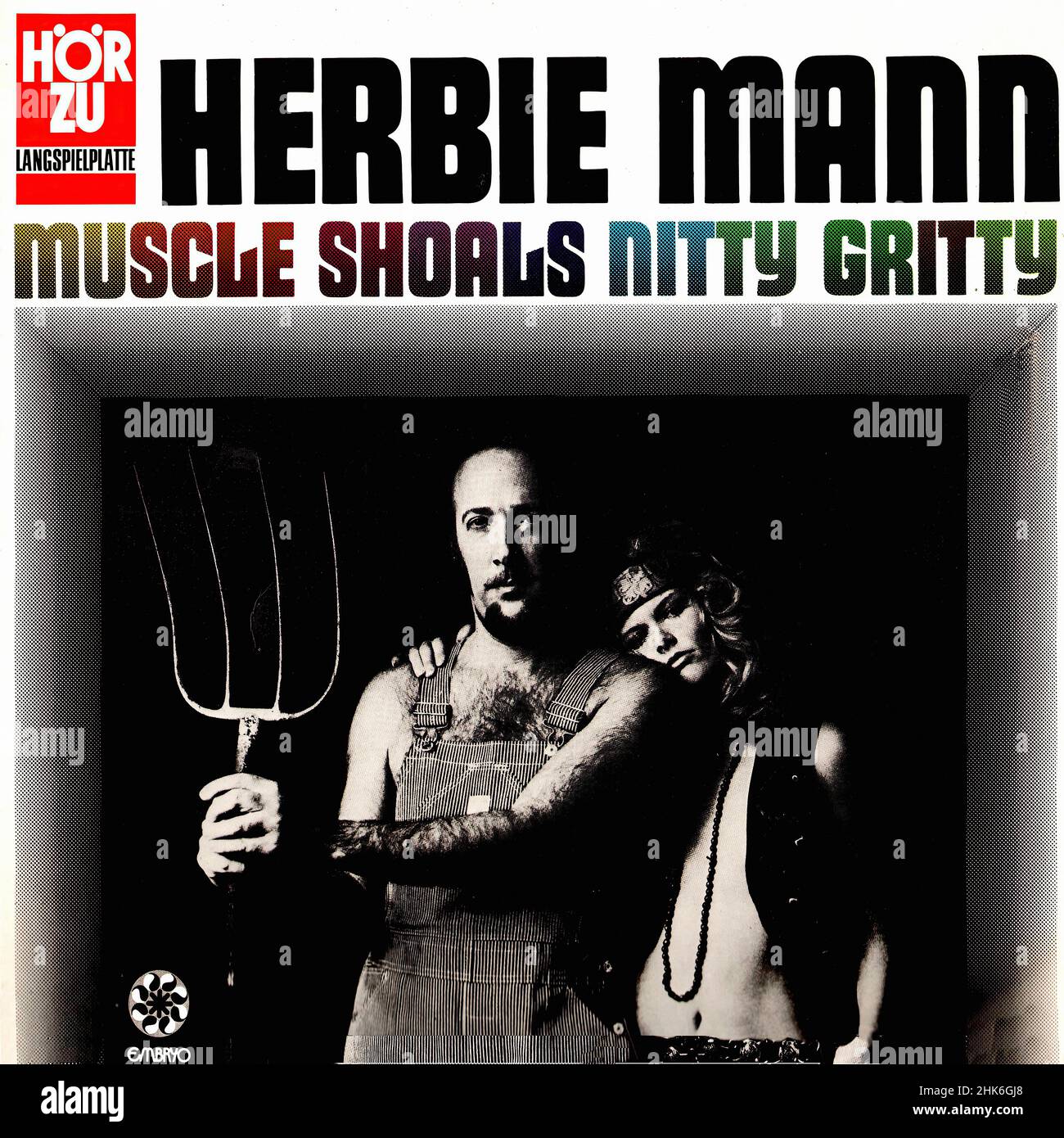 Vintage Vinyl Schallplattencover - Mann, Herbie - Muscle Shoals Nitty Gritty - Hör zu - D - 1971 Stockfoto