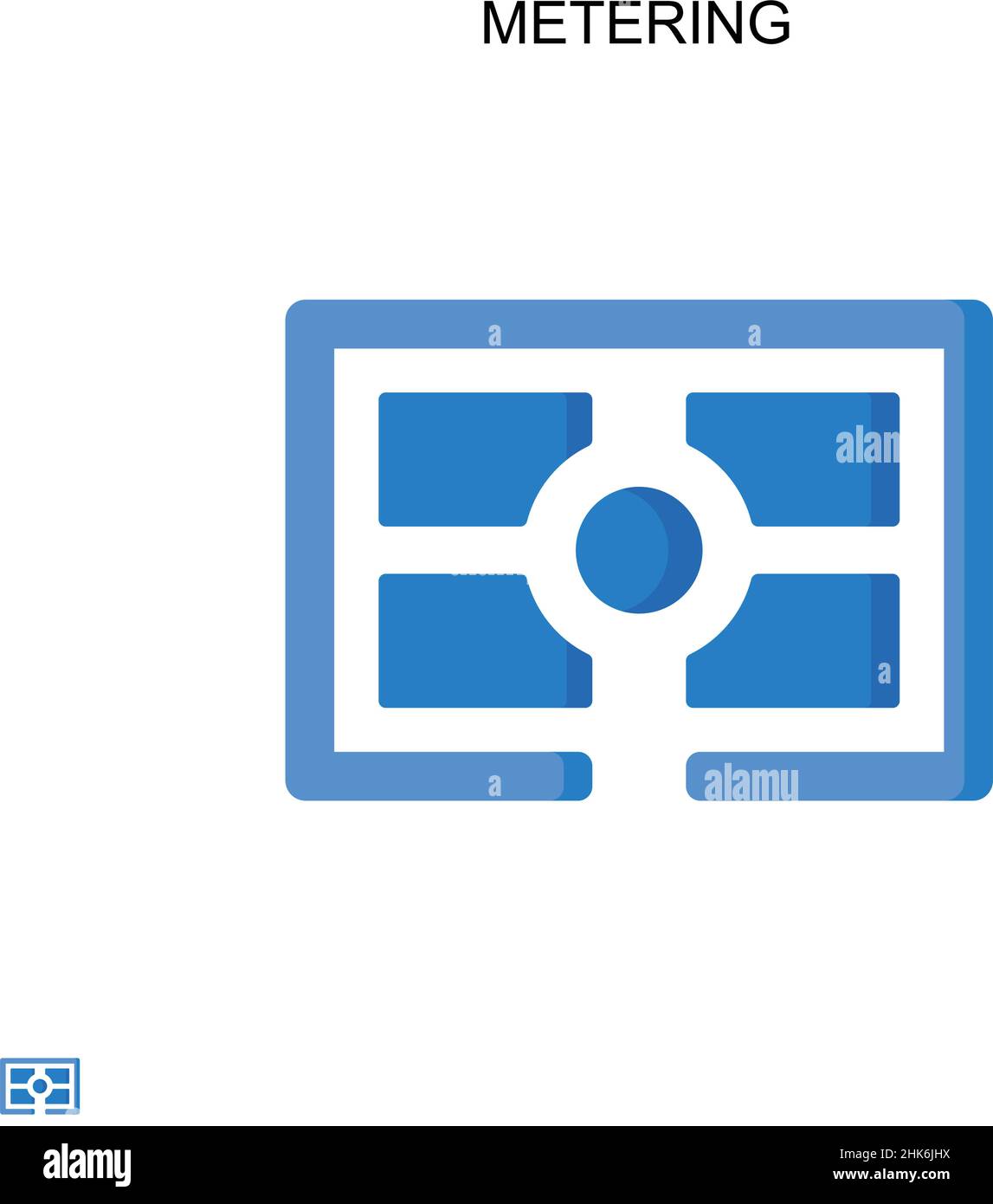 Einfaches Vektorsymbol für die Messung. Illustration Symbol Design-Vorlage für Web mobile UI-Element. Stock Vektor