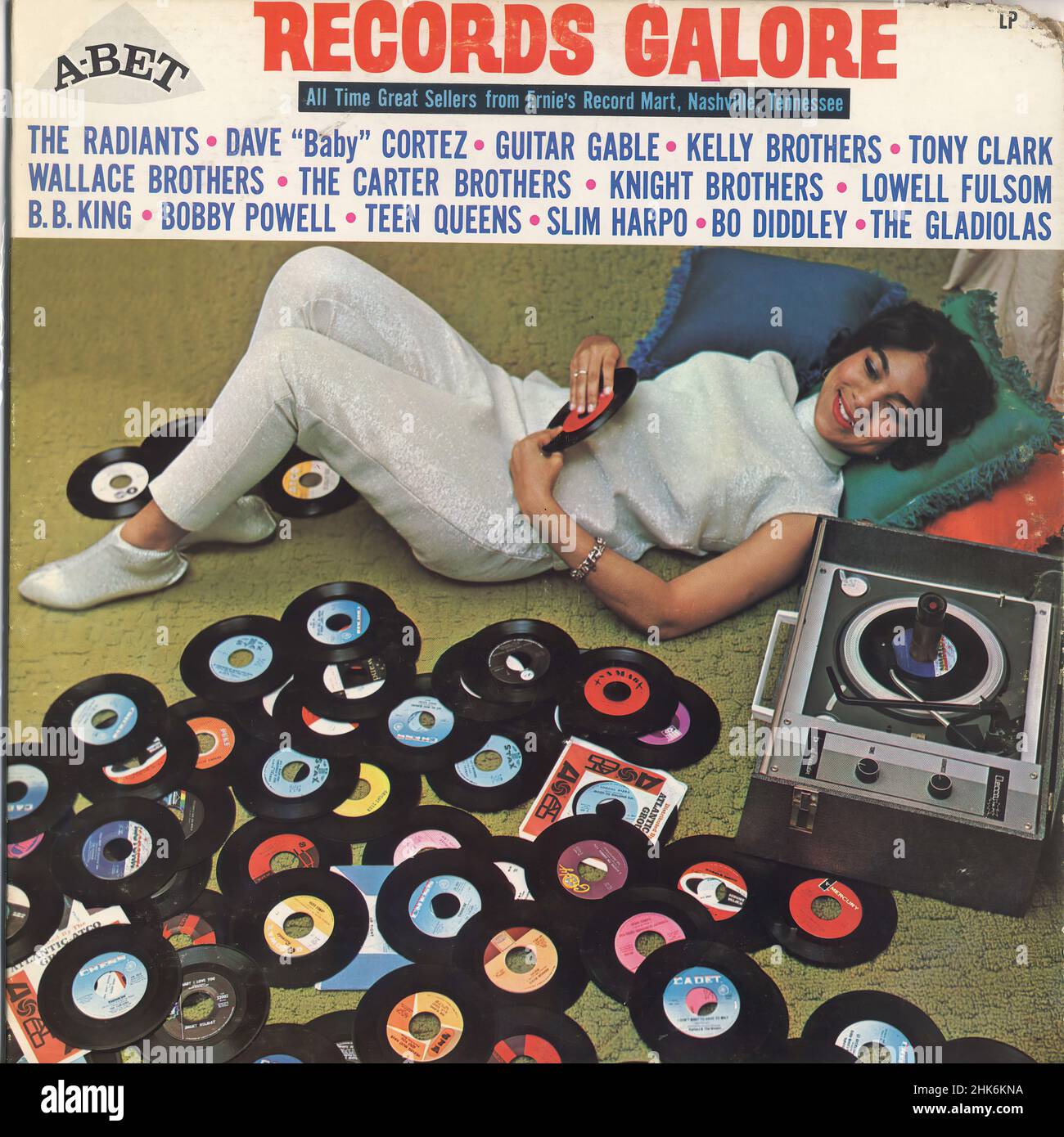 Vintage Vinyl Schallplattencover - Records Galore - A Bet - 1 - USA Stockfoto