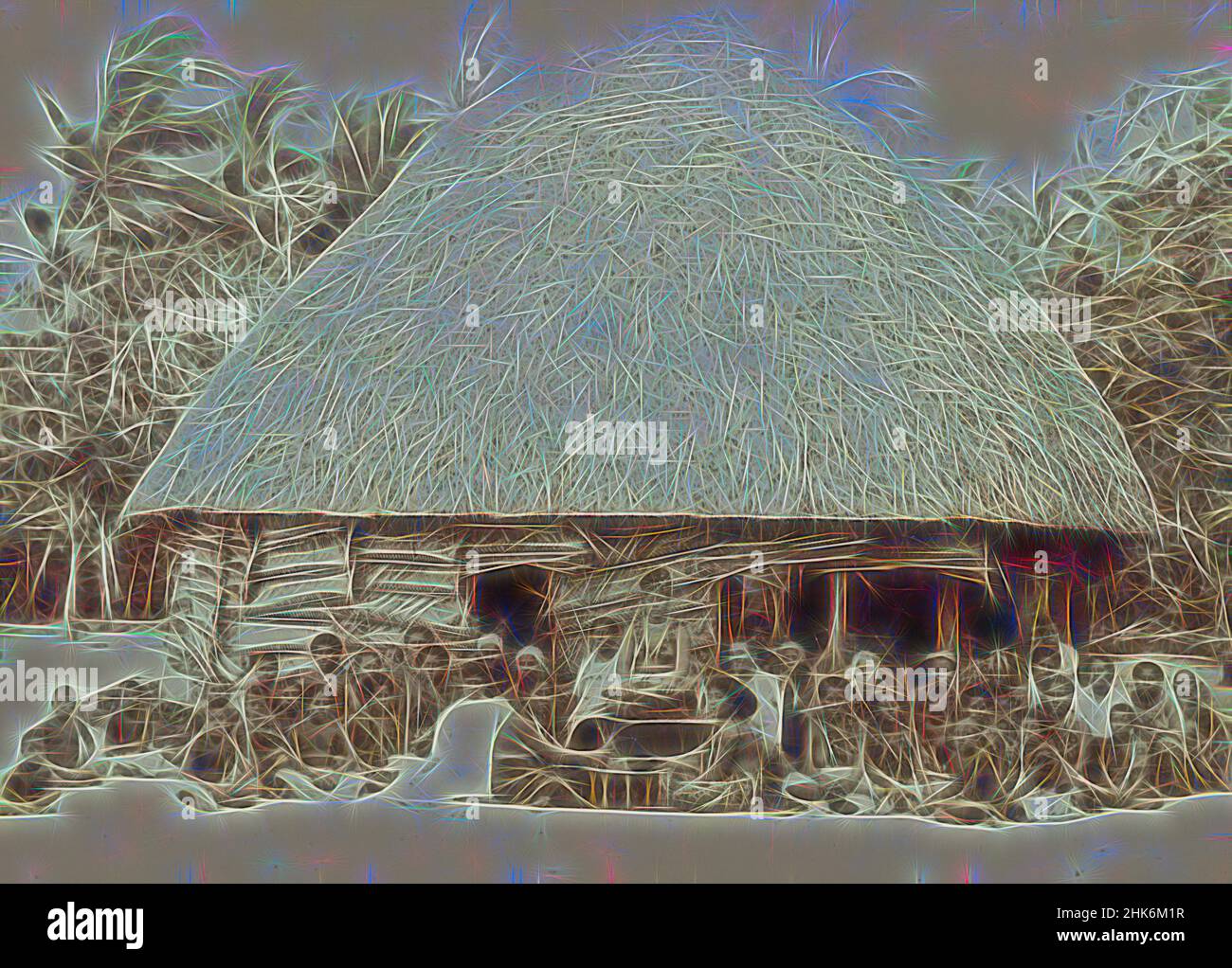 Inspiriert von Kava Making, Samoa, Muir & Moodie Studio, Fotograf, um 1890s, Dunedin, Schwarz-Weiß-Fotografie, Neu gestaltet von Artotop. Klassische Kunst neu erfunden mit einem modernen Twist. Design von warmen fröhlichen Leuchten der Helligkeit und Lichtstrahl Strahlkraft. Fotografie inspiriert von Surrealismus und Futurismus, umarmt dynamische Energie der modernen Technologie, Bewegung, Geschwindigkeit und Kultur zu revolutionieren Stockfoto