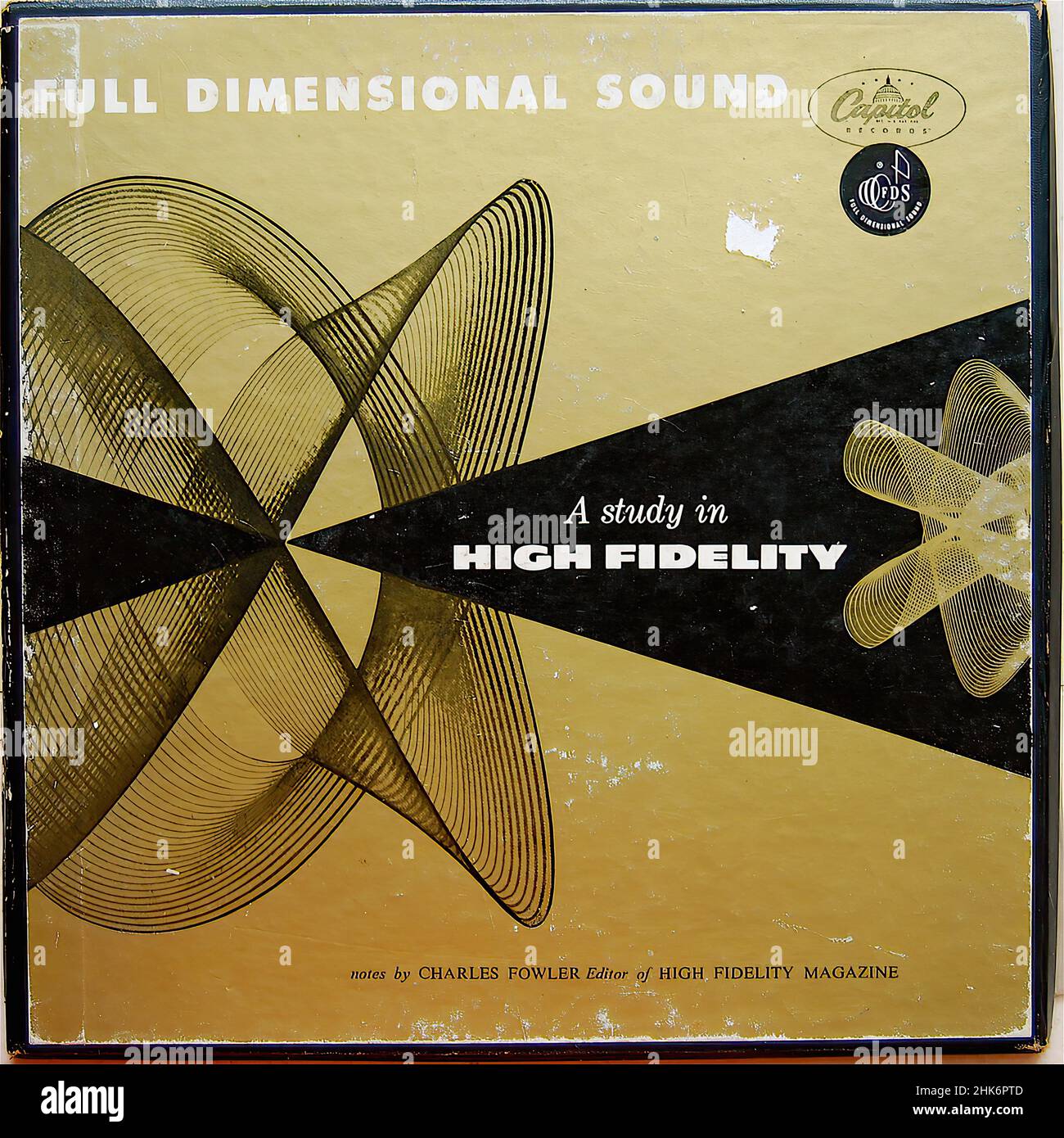 Vinylcover - Hi Fidelity Stereo Test Record - Full Dimensional Sound - A  Study in High Fidelity Stockfotografie - Alamy