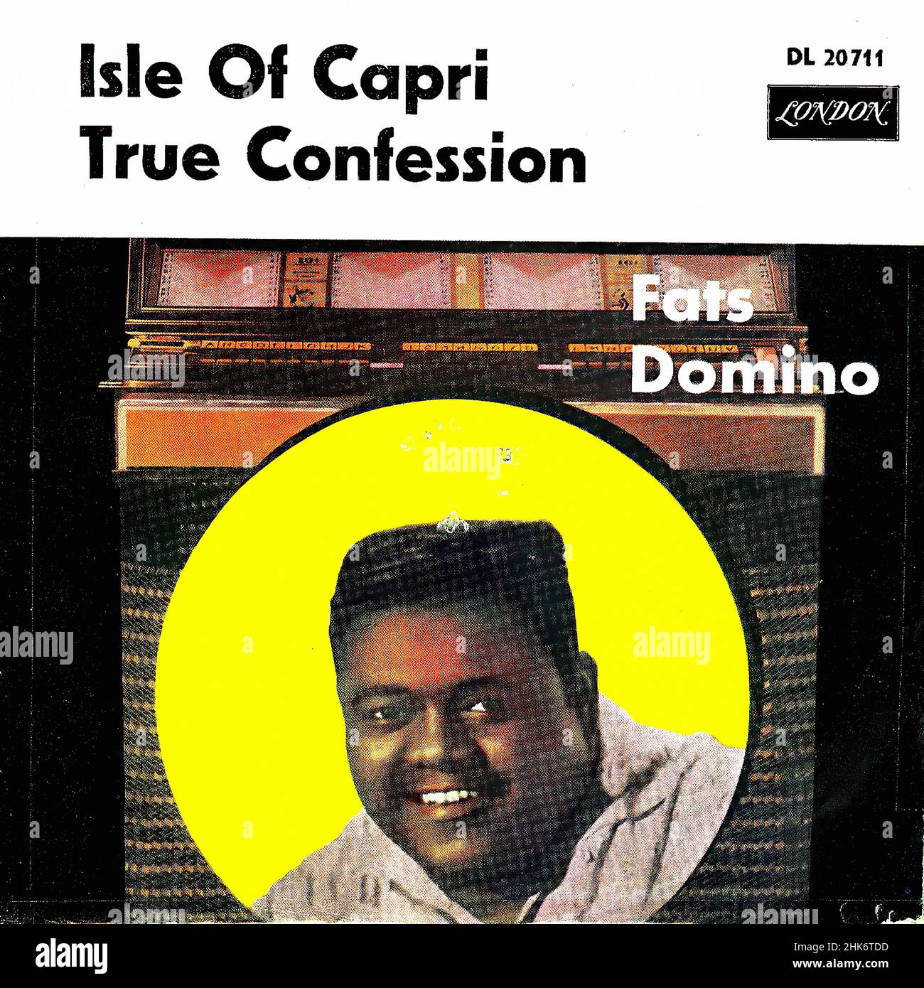 Vinylcover - Domino, Fats - Isle of Capri - D - 1962 Stockfoto
