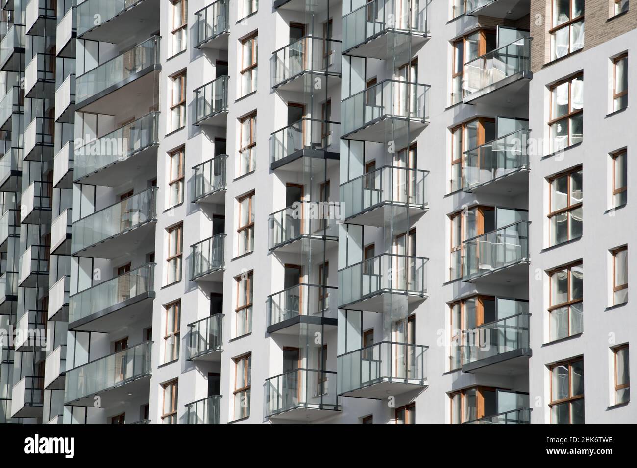 Mehrfamilienhaus in Danzig, Polen © Wojciech Strozyk / Alamy Stock Photo Stockfoto