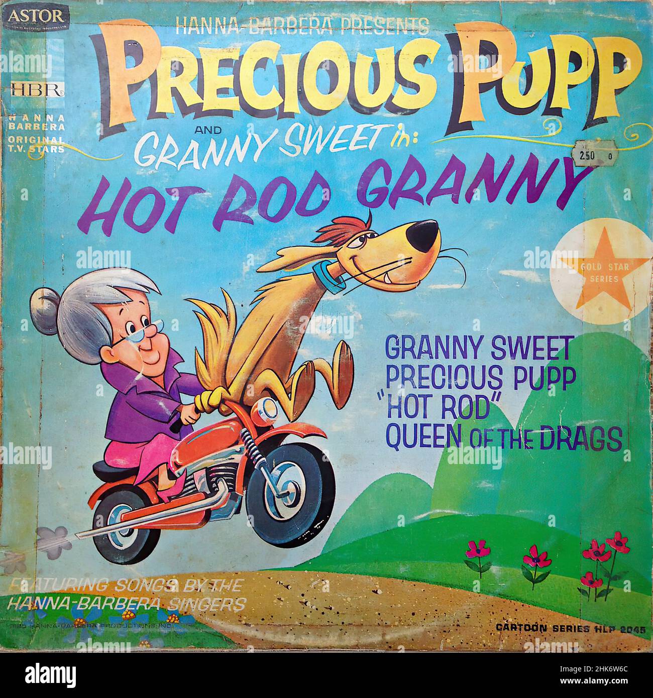 Vinylplatte Auf Vinyl Precious Pup Hot Rod Granny Hanna Barbera
