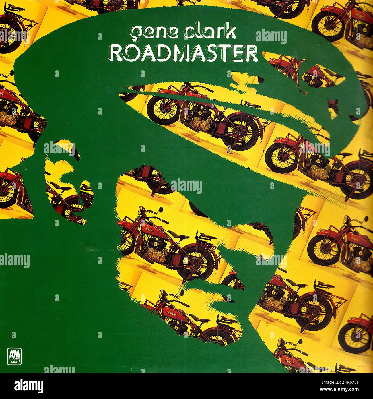 Vintage Vinyl Schallplattencover - Clark, Gene - Roadmaster - D - 1973 Stockfoto