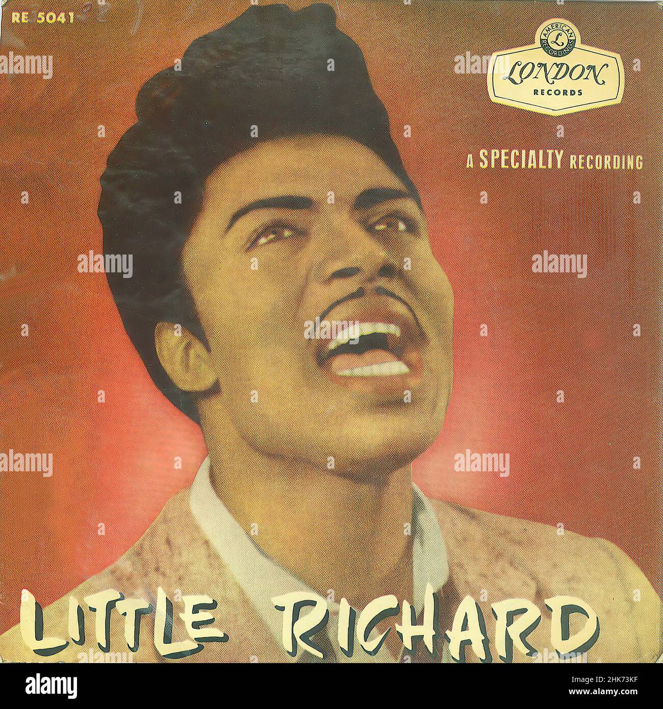 Vinylcover - Little Richard - By The Light of - EP - SW - 1959 h Stockfoto