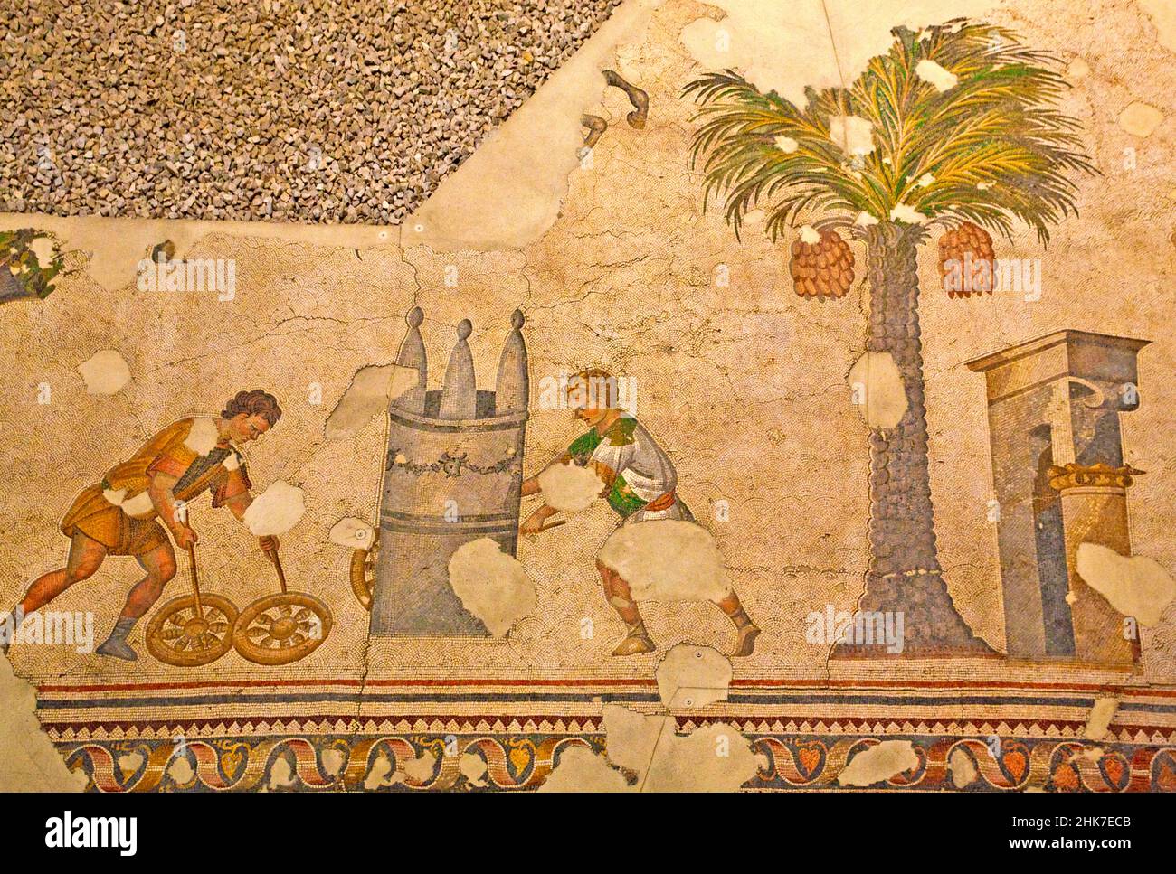 Mosaikmuseum, Istanbul, Türkei Stockfoto