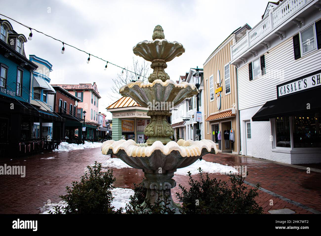 Downtown Cape May New Jersey Stockfoto