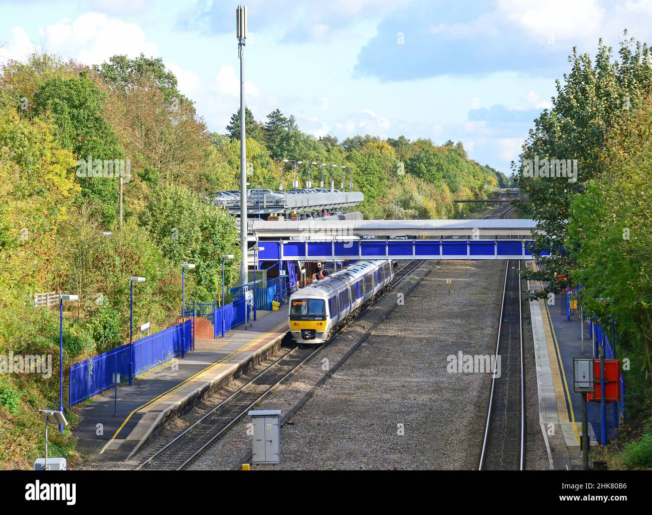 Bahnhof in Beaconsfield, Beaconsfield, Buckinghamshire, England, Vereinigtes Königreich Stockfoto